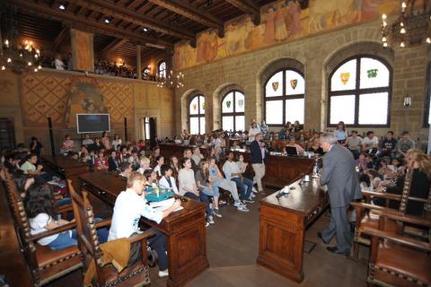 2012. Sala dei Grandi gremita