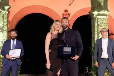 Pellegrini   Thorpe   Premio Internazionale Fair Play Menarini 2022   Federica Pellegrini   Ian Thorpe