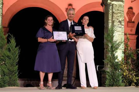 Ravanelli   Premio Internazionale Fair Play Menarini 2022   Valeria Speroni, Fabrizio Ravanelli, Federica Cappelletti