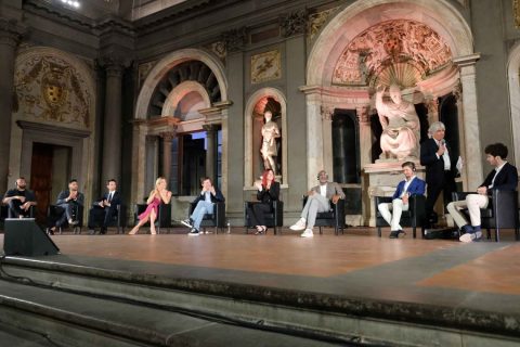 Il palco del talk show 1   I campioni si raccontano