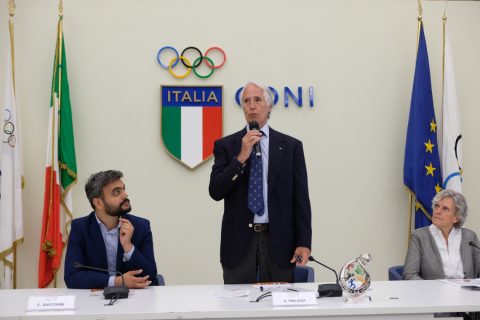 Cosimo Guccione Giovanni Malagò Anna Ravoni