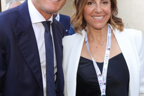 Javier Zanetti Deborah Compagnoni
