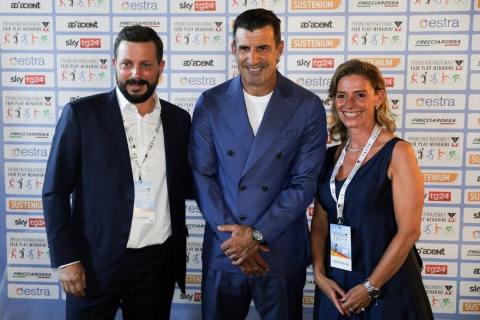 Filippo Paganelli Luis Figo Valeria Speroni Cardi