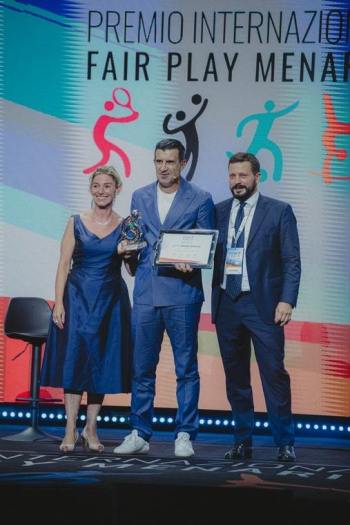 Valeria Speroni Cardi Luis Figo Filippo Paganelli