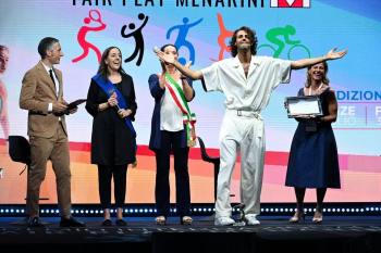 Omar Schillaci Sara Funaro Cristina Scaletti Gianmarco Tamberi Valeria Speroni Cardi