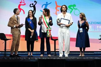 Omar Schillaci Sara Funaro Cristina Scaletti Gianmarco Tamberi Valeria Speroni Cardi