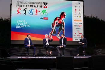 Michele Cagiano Federico Buffa Marco Belinelli Omar Schillaci
