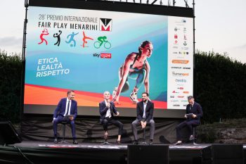 Michele Cagiano Federico Buffa Marco Belinelli Omar Schillaci