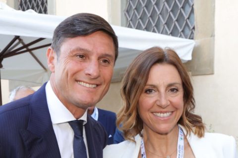 Javier Zanetti Deborah Compagnoni