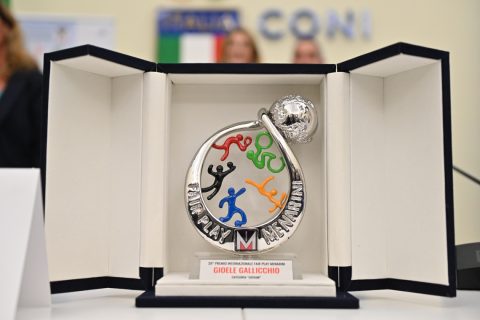 Fair Play Menarini International Award trophy