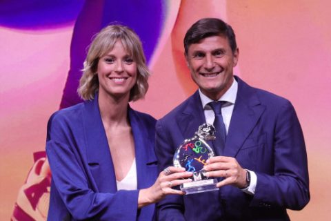 Fair Play Menarini Ambassadors Federica Pellegrini and Javier Zanetti