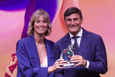 Gli Ambasciatori del Fair Play Menarini Federica Pellegrini e Javier Zanetti