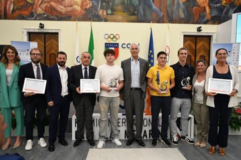 Rachele Sangiuliano Luca Lotti Filippo Paganelli Vincenzo Parrinello Nicola Nardo Giovanni Malagò Alessandro Bugli Michele Vivalda Valeria Speroni Cardi Cristina Scaletti