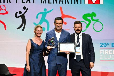 Valeria Speroni Cardi Luis Figo Filippo Paganelli