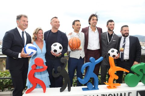 Antonio Rossi Valeria Speroni Cardi Ian Thorpe Andrea Giovannini Sasha Vujacic Michele Malfatti Filippo Paganelli