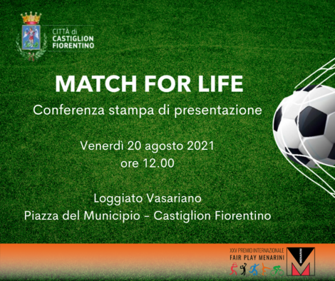 Conferenza MATCH FOR LIFE Sito