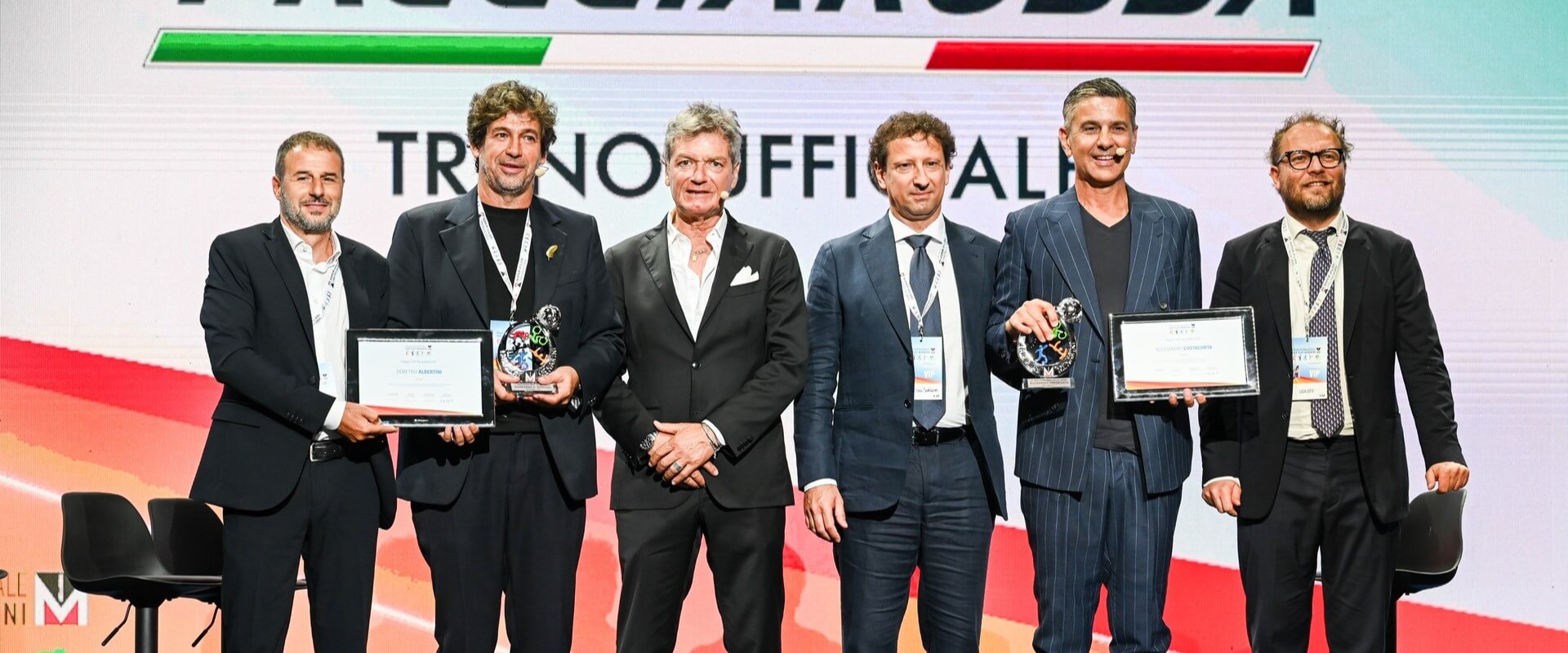 Fabio Insenga, Demetrio Albertini, Giancarlo Antognoni, Francesco Sorgoni, Alessandro Costacurta, Luca Lotti