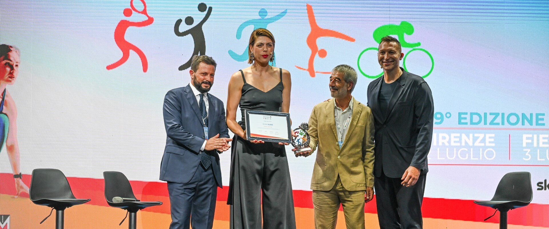 Filippo Paganelli, Blanka Vlasic, Alessandro Casali, Ian Thorpe